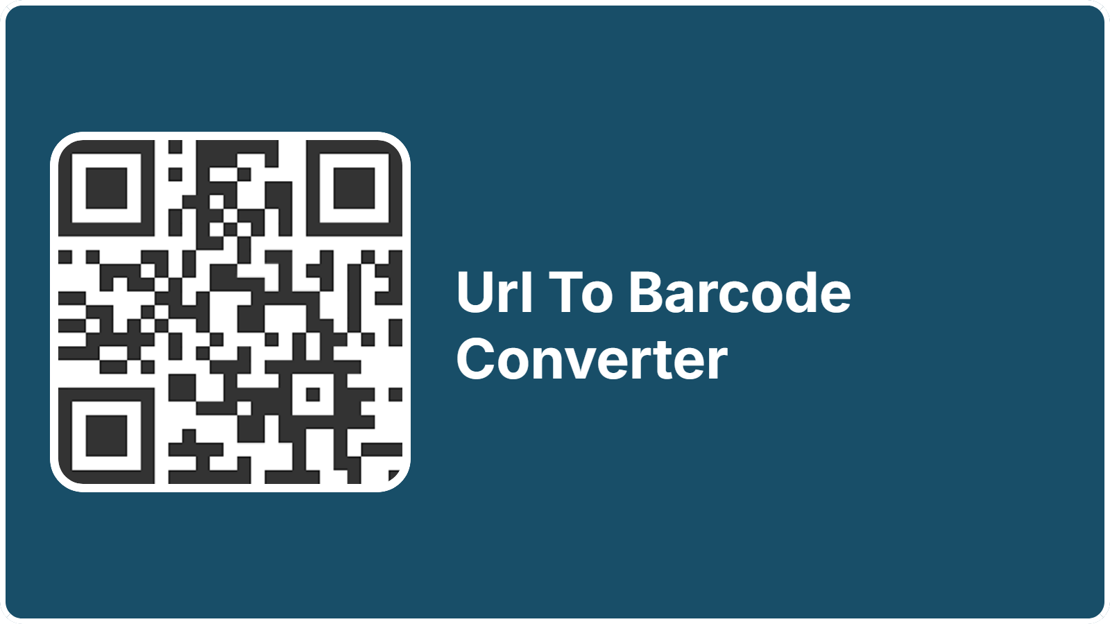 Url To Barcode Converter