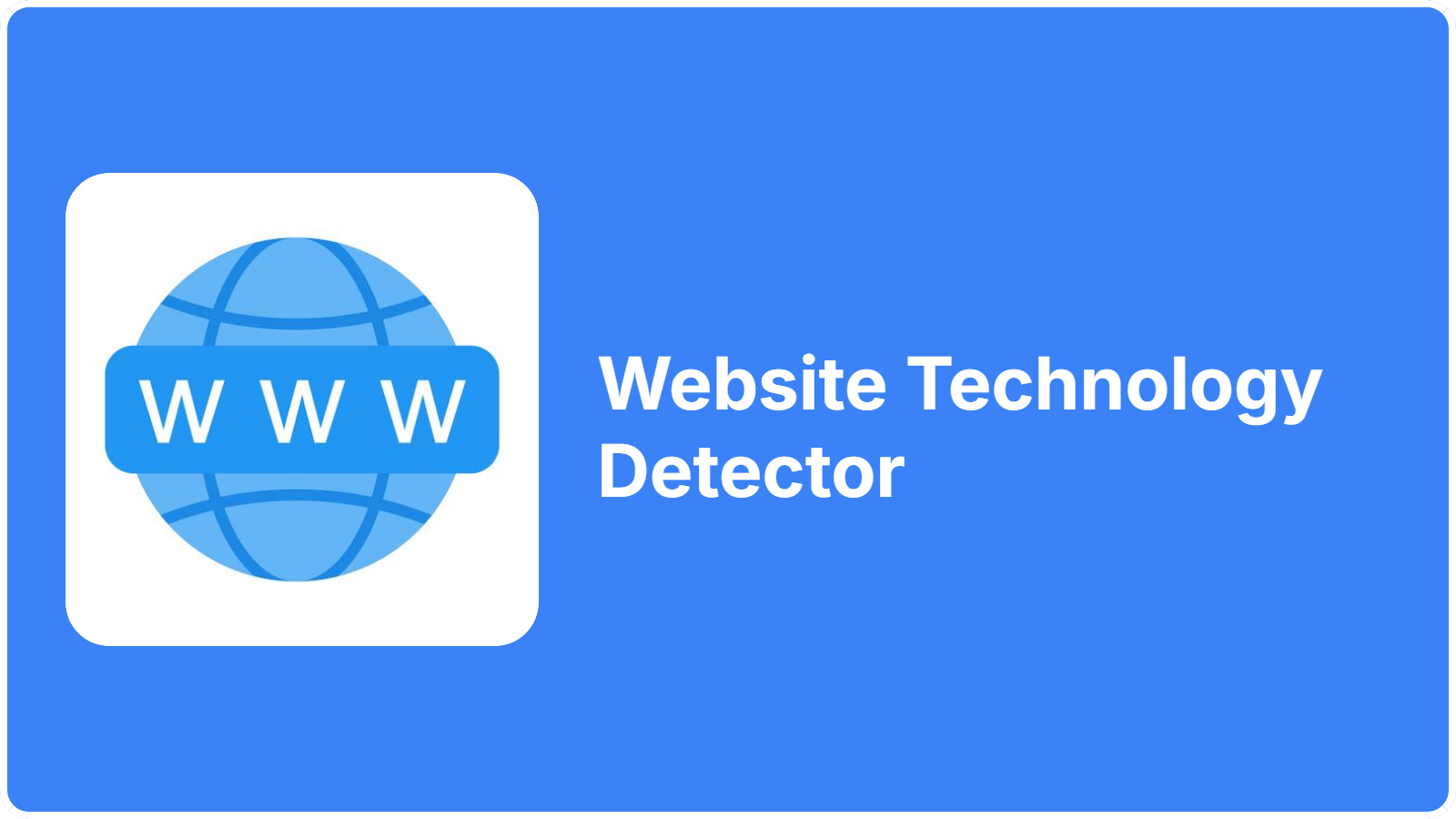 Website Technology Detector