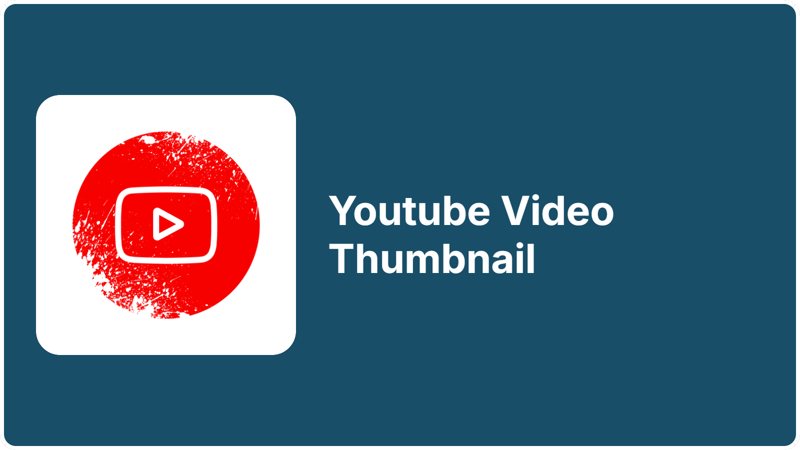 Youtube Video Thumbnail